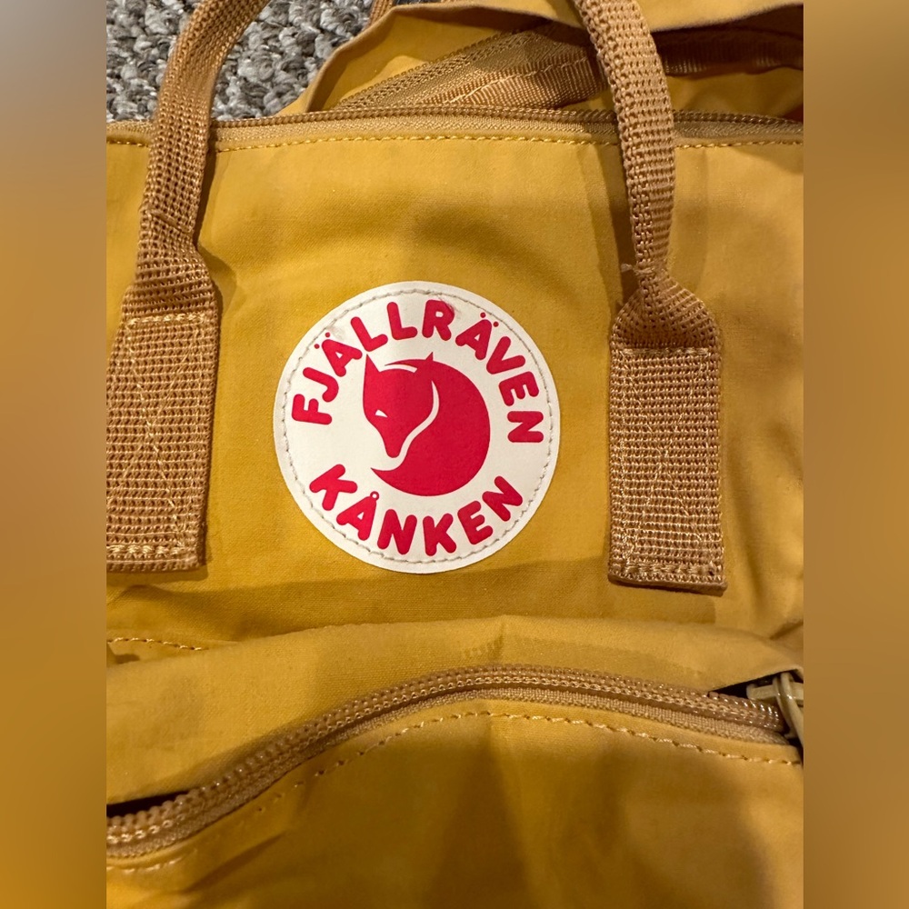 Fjallraven Kanken Mini Bag Mustard Yellow!